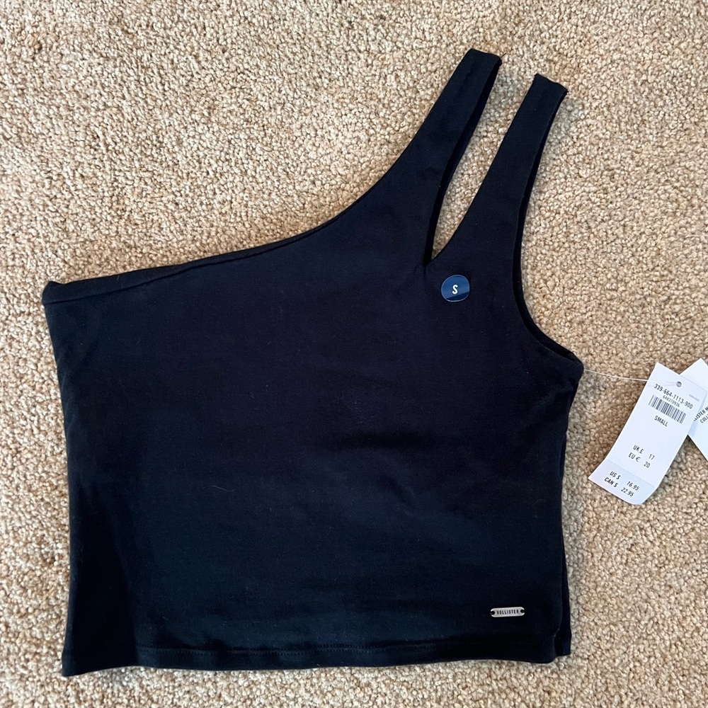 Hollister One Shoulder Crop Top